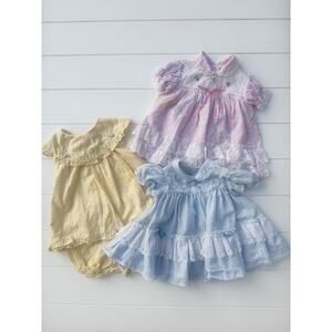 Vintage Girly Frilly Dress Bundle - 18 months - Cradletogs, Little Lindsey